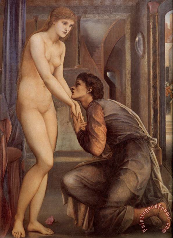 Edward Burne Jones Pygmalion And The Image IV &#173; The Soul Attains [detail] Art Painting